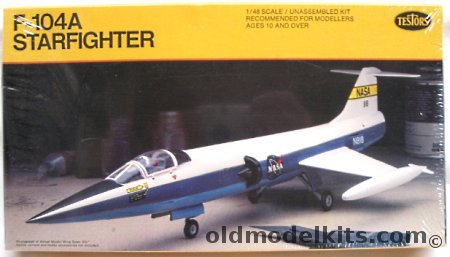 Testors 1/48 NASA F-104A Starfighter, 504 plastic model kit